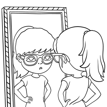 Ako Evička nechcela nosiť okuliare