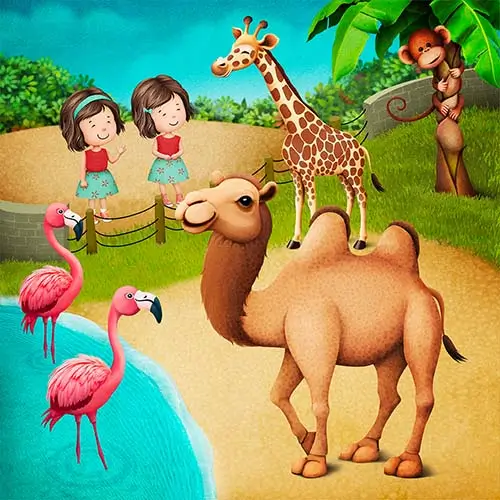 Agátka a Margaretka v zoologické zahradě