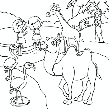 Agátka a Margarétka v zoologickej záhrade