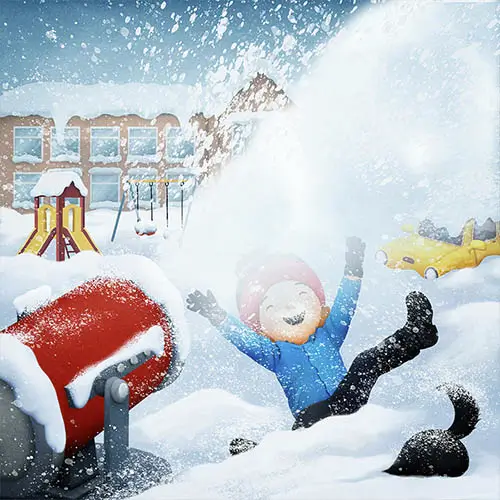 Snežné delo a poškoláci