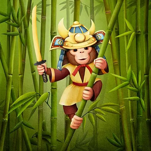 Makak samuraj