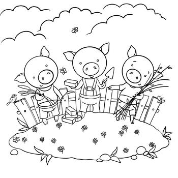 Los tres cerditos