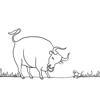 चुहिया और बैल