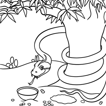 Die Schlange und die Goldmünzen