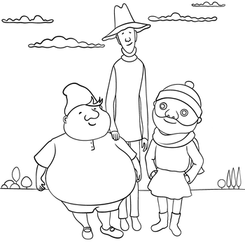 चौड़ा, लंबू और तेज़नज़र