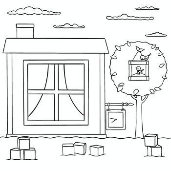 O čtvercovém domečku