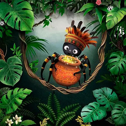 Pavúk Anansi a hrniec múdrosti