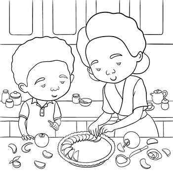 Der Apfelkuchen