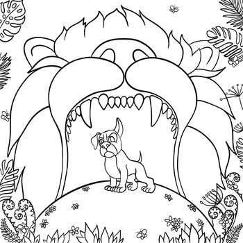 El perro y el león﻿