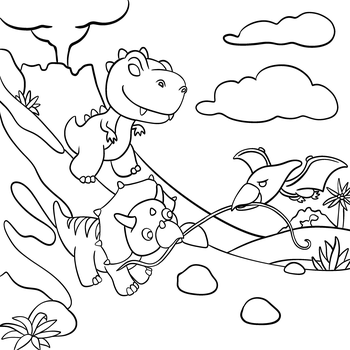 Dinopohádky: Jak se tři kamarádi z výletu téměř nevrátili