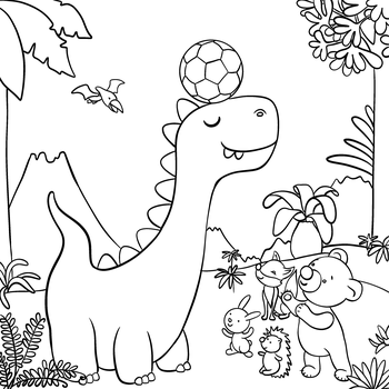 Dinorozprávky: Ako si Brontík našiel nových priateľov