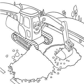 Estela, la excavadora