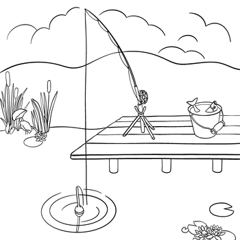 Evelínka a rybárčenie