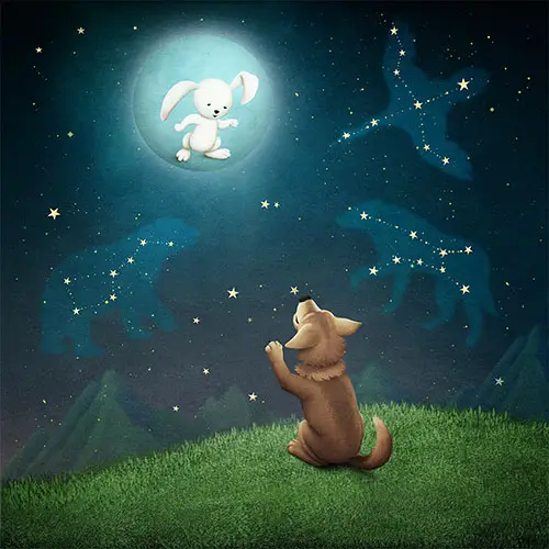 Warum der Kojote den Mond anheult