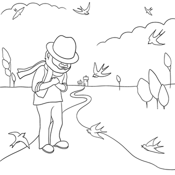 El hombre imprudente y la golondrina