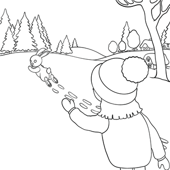 Zatúlaný zajačik a jeho dobrodružstvo