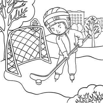 Luca e l’hockey su ghiaccio