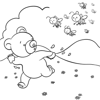 O medvedíkovi, ktorý kradol medík