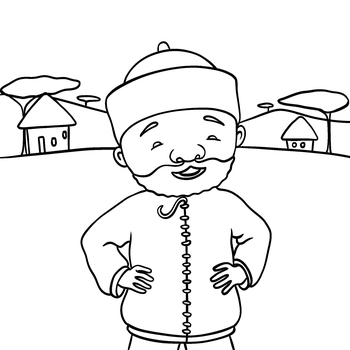 O Suéter Preto e Vermelho